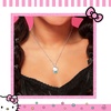 image:imageHello Kitty Sanrio Womens Kuromi Necklace Collection  Silver and 18kt FlashPlated with Crystal amp Enamel Pendants Officially LicensedPink Crystal