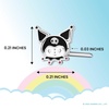 image:imageHello Kitty Sanrio Womens Kuromi Nose Stud  316L Stainless Steel LBend Nose Ring L Shaped  Officially LicensedKuromi Black