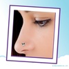 image:imageHello Kitty Sanrio Womens Kuromi Nose Stud  316L Stainless Steel LBend Nose Ring L Shaped  Officially LicensedKuromi Black