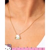 image:imageHello Kitty Sanrio Womens Necklace Collection  18 18kt Gold FlashPlated Necklaces with Rainbow Enamel and Crystal Pendants Officially LicensedRainbow