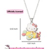 image:imageHello Kitty Sanrio Womens Necklace Collection  18 FlashPlated Pendant Necklaces with Enamel and Crystal Designs Officially LicensedMulti Airplane