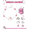 image:imageHello Kitty Sanrio Womens Necklace Collection  18 FlashPlated Pendant Necklaces with Enamel and Crystal Designs Officially LicensedMulti Balloon