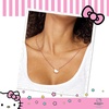 image:imageHello Kitty Sanrio Womens Necklace Collection  Necklaces with Pink Enamel and Heart Charms Officially LicensedPink Bow