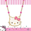 image:imageHello Kitty Sanrio Womens Necklace Collection  Necklaces with Pink Enamel and Heart Charms Officially LicensedPink Bow