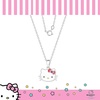 image:imageHello Kitty Sanrio Womens Necklace Official License  Silver Plated Necklace with Enamel and Crystal Pendant