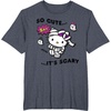 image:imageHello Kitty So Cute Its Scary TShirtHeather Blue