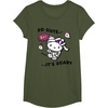 image:imageHello Kitty So Cute Its Scary TShirtOlive Green