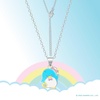 image:imageHello Kitty Tuxedo Sam Womens Pendant Necklace 18  Silver Plated Brass and Enamel Necklace Officially Licensed Sanrio
