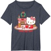 image:imageHello Kitty Warm and Cozy Christmas TShirtHeather Blue