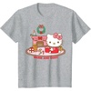 image:imageHello Kitty Warm and Cozy Christmas TShirtHeather Grey