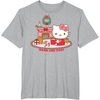image:imageHello Kitty Warm and Cozy Christmas TShirtHeather Grey