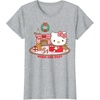 image:imageHello Kitty Warm and Cozy Christmas TShirtHeather Grey
