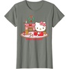 image:imageHello Kitty Warm and Cozy Christmas TShirtOlive Heather