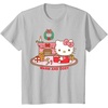image:imageHello Kitty Warm and Cozy Christmas TShirtSilver Grey