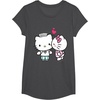 image:imageHello Kitty and Dear Daniel Valentine Tee Shirt TShirtDark Heather Grey