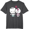 image:imageHello Kitty and Dear Daniel Valentine Tee Shirt TShirtDark Heather Grey