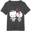 image:imageHello Kitty and Dear Daniel Valentine Tee Shirt TShirtDark Heather Grey