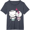 image:imageHello Kitty and Dear Daniel Valentine Tee Shirt TShirtHeather Blue