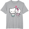 image:imageHello Kitty and Dear Daniel Valentine Tee Shirt TShirtHeather Grey