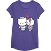 image:imageHello Kitty and Dear Daniel Valentine Tee Shirt TShirtPurple Heather