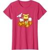 image:imageHello Kitty and Friends Pile of Autumn Leaves TShirtRed Heather