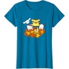image:imageHello Kitty and Friends Pile of Autumn Leaves TShirtSapphire Blue