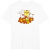 image:imageHello Kitty and Friends Pile of Autumn Leaves TShirtWhite
