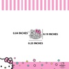 image:imageHello Kitty and Friends Sanrio Nose Stud 316L Stainless Steel LBend Nose Ring Kuromi My Melody Cinnamoroll Official LicenseHello Kitty Clear Crystal