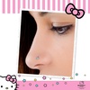 image:imageHello Kitty and Friends Sanrio Nose Stud 316L Stainless Steel LBend Nose Ring Kuromi My Melody Cinnamoroll Official LicenseHello Kitty Clear Crystal