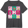 image:imageHello Sanrio Friends Christmas Time Tee Shirt TShirtDark Heather Grey