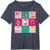 image:imageHello Sanrio Friends Christmas Time Tee Shirt TShirtHeather Blue