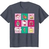image:imageHello Sanrio Friends Christmas Time Tee Shirt TShirtHeather Blue