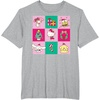 image:imageHello Sanrio Friends Christmas Time Tee Shirt TShirtHeather Grey