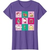 image:imageHello Sanrio Friends Christmas Time Tee Shirt TShirtPurple Heather