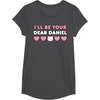 image:imageIll Be Your Dear Daniel Couples Matching Valentines Day TShirtDark Heather Grey
