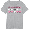 image:imageIll Be Your Dear Daniel Couples Matching Valentines Day TShirtHeather Grey