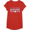 image:imageIll Be Your Dear Daniel Couples Matching Valentines Day TShirtRed