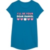 image:imageIll Be Your Dear Daniel Couples Matching Valentines Day TShirtSapphire Blue
