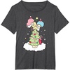 image:imageLittle Twin Stars Christmas Tree TShirtDark Heather Grey