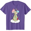 image:imageLittle Twin Stars Christmas Tree TShirtPurple Heather