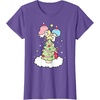 image:imageLittle Twin Stars Christmas Tree TShirtPurple Heather