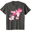 image:imageMy Melody and Kuromi Valentines Day Hearts Tee Shirt TShirtAsphalt Grey