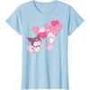 image:imageMy Melody and Kuromi Valentines Day Hearts Tee Shirt TShirtBaby Blue