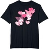 image:imageMy Melody and Kuromi Valentines Day Hearts Tee Shirt TShirtBlack