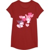 image:imageMy Melody and Kuromi Valentines Day Hearts Tee Shirt TShirtCranberry Red