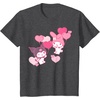 image:imageMy Melody and Kuromi Valentines Day Hearts Tee Shirt TShirtDark Heather Grey