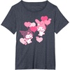 image:imageMy Melody and Kuromi Valentines Day Hearts Tee Shirt TShirtHeather Blue