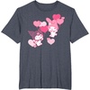 image:imageMy Melody and Kuromi Valentines Day Hearts Tee Shirt TShirtHeather Blue