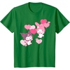 image:imageMy Melody and Kuromi Valentines Day Hearts Tee Shirt TShirtKelly Green