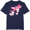 image:imageMy Melody and Kuromi Valentines Day Hearts Tee Shirt TShirtNavy Blue